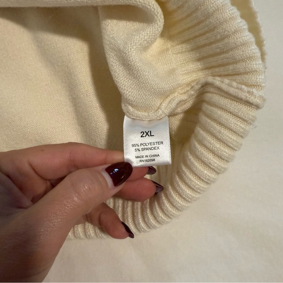 Taylor Swift Red Varsity Knit Sweater - Picture 4 of 6